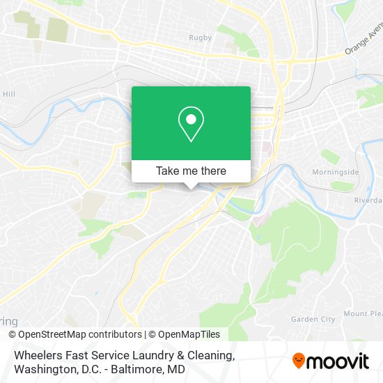 Mapa de Wheelers Fast Service Laundry & Cleaning