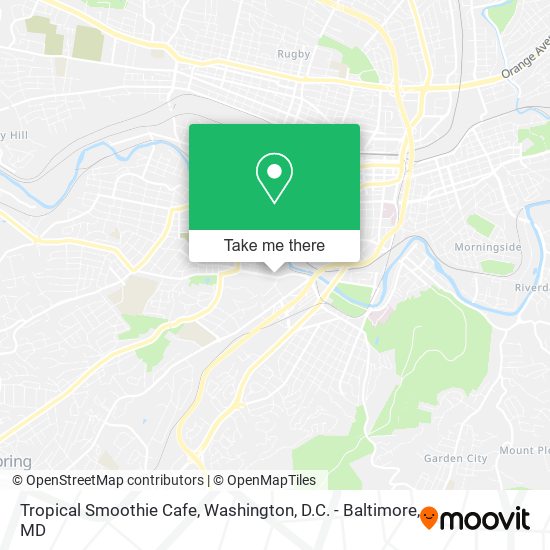 Mapa de Tropical Smoothie Cafe