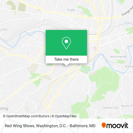 Mapa de Red Wing Shoes