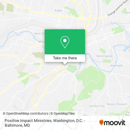 Positive Impact Ministries map