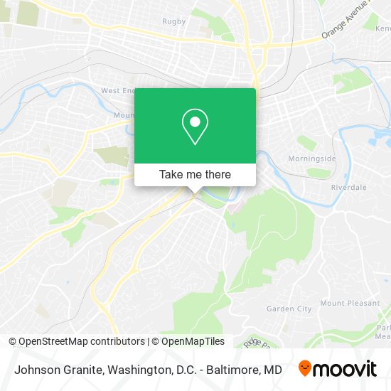 Mapa de Johnson Granite