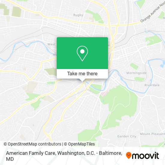 Mapa de American Family Care