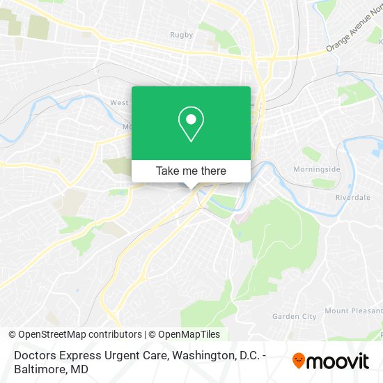 Mapa de Doctors Express Urgent Care