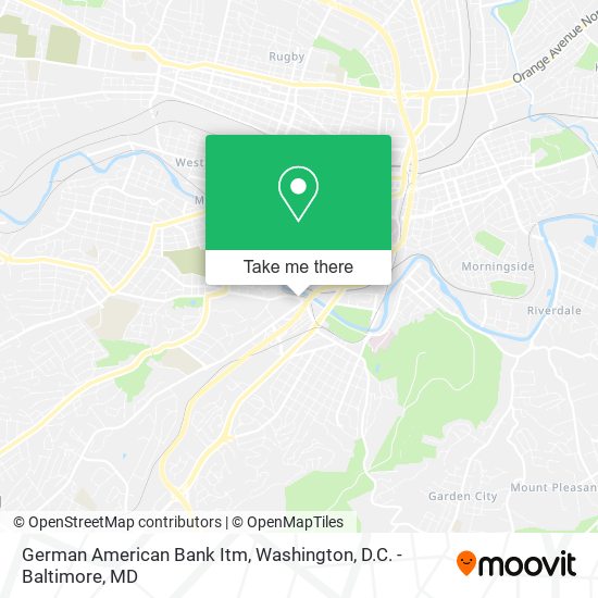 German American Bank Itm map