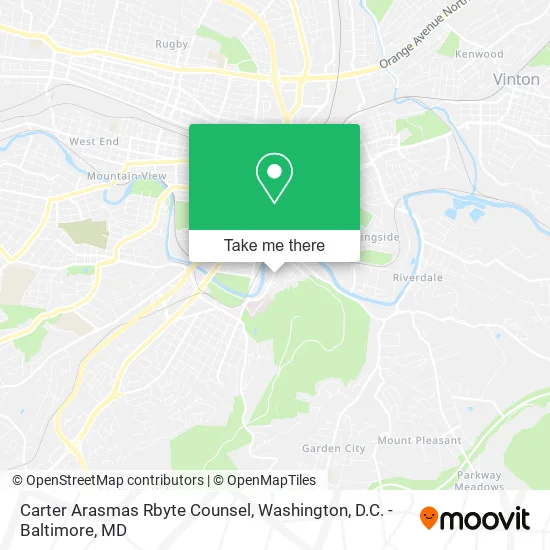 Mapa de Carter Arasmas Rbyte Counsel