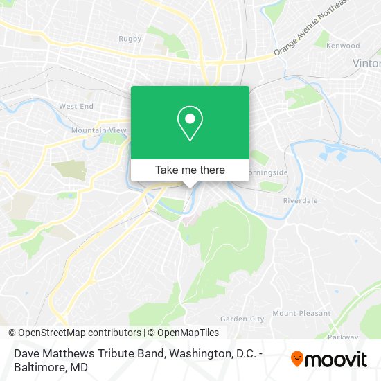 Dave Matthews Tribute Band map