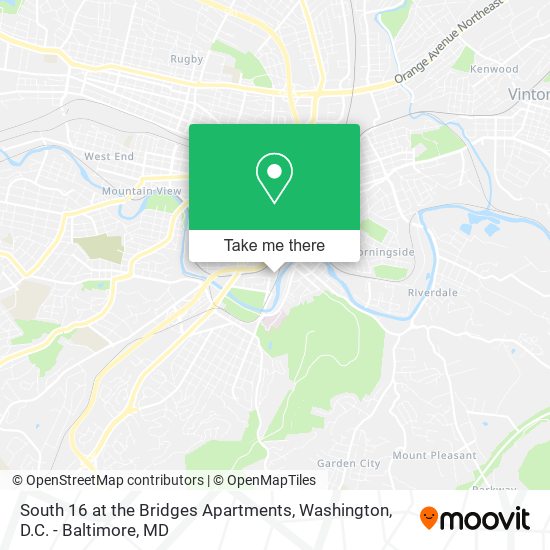 South 16 at the Bridges Apartments map