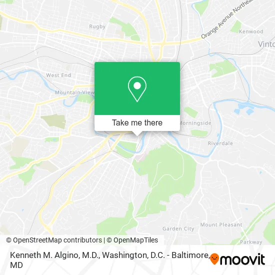Mapa de Kenneth M. Algino, M.D.