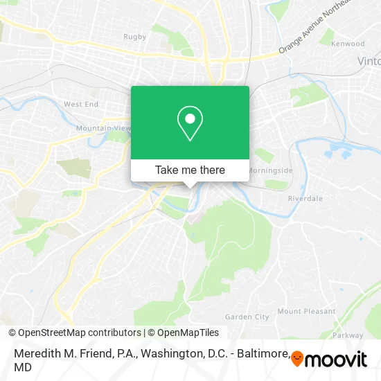 Meredith M. Friend, P.A. map