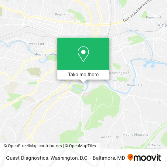 Mapa de Quest Diagnostics