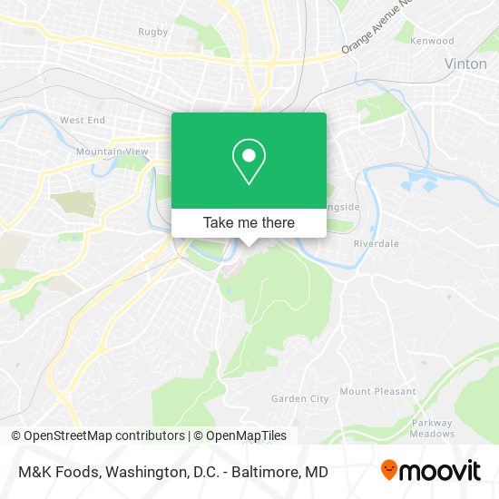 Mapa de M&K Foods