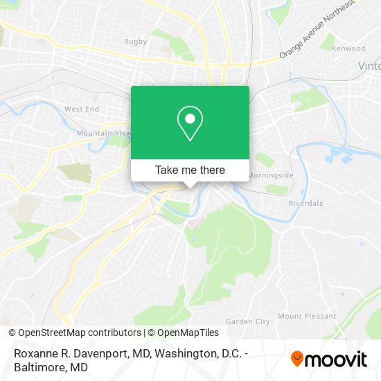 Mapa de Roxanne R. Davenport, MD