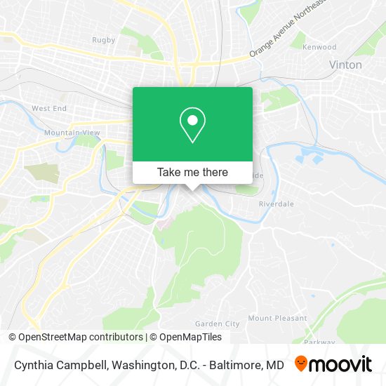 Mapa de Cynthia Campbell
