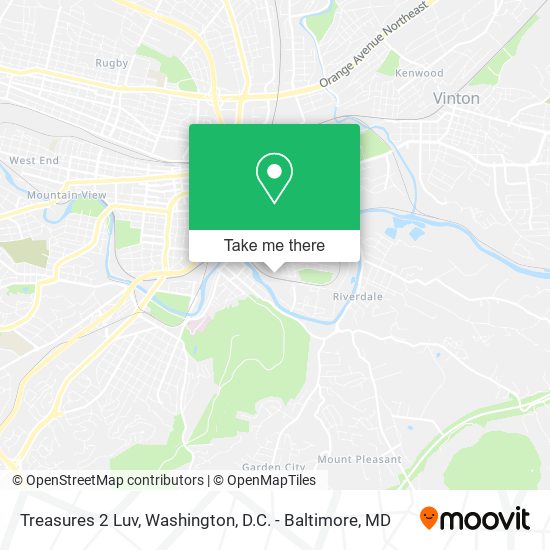 Treasures 2 Luv map