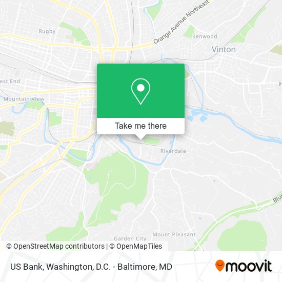 US Bank map
