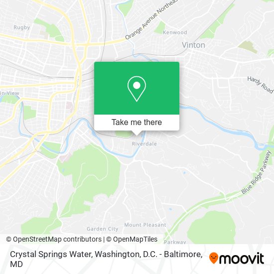 Crystal Springs Water map