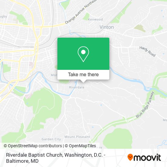 Riverdale Baptist Church map