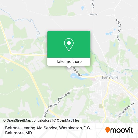 Beltone Hearing Aid Service map