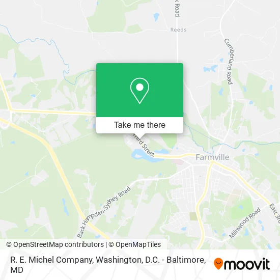 R. E. Michel Company map