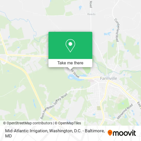 Mid-Atlantic Irrigation map