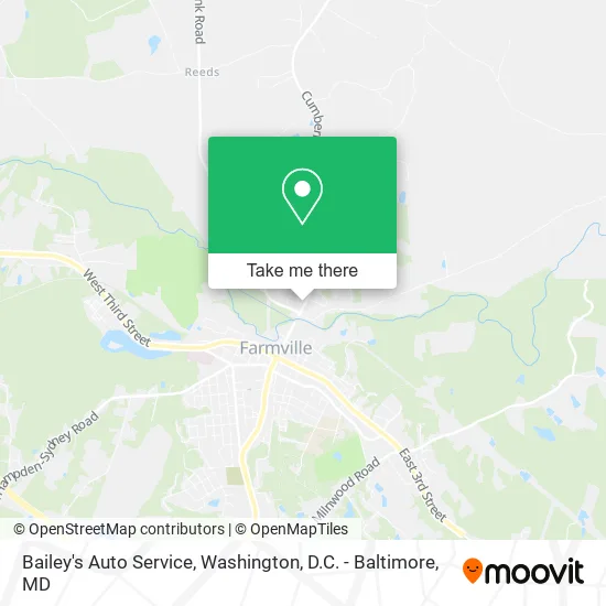 Bailey's Auto Service map