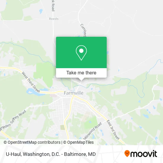 U-Haul map