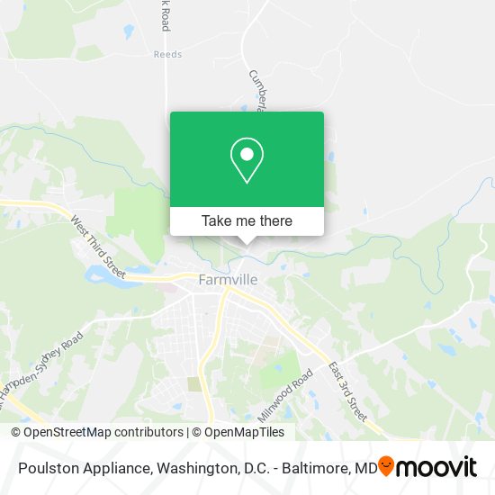 Poulston Appliance map