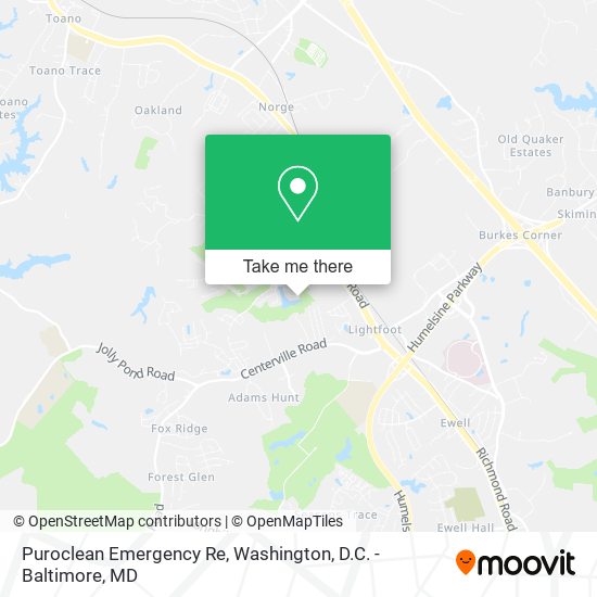 Puroclean Emergency Re map