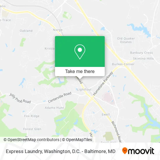 Express Laundry map