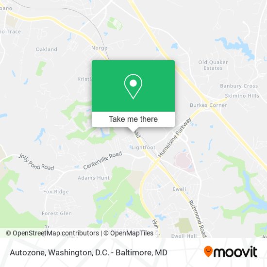 Autozone map