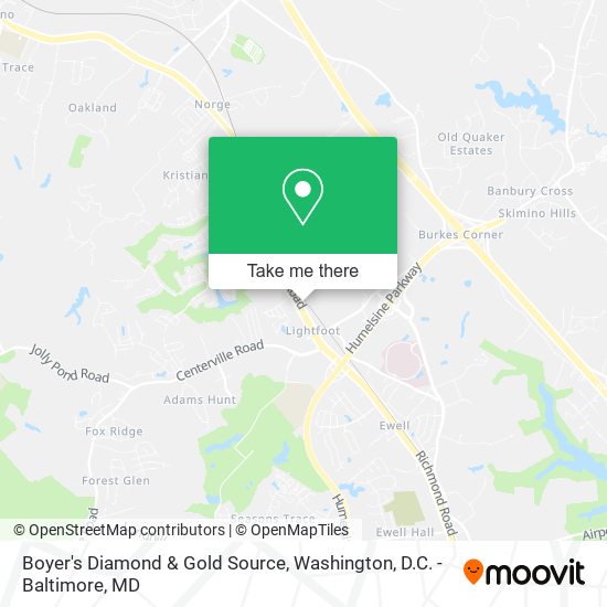 Boyer's Diamond & Gold Source map
