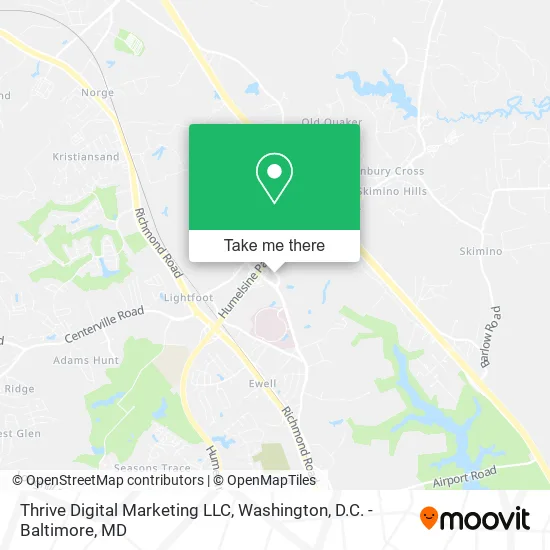 Thrive Digital Marketing LLC map