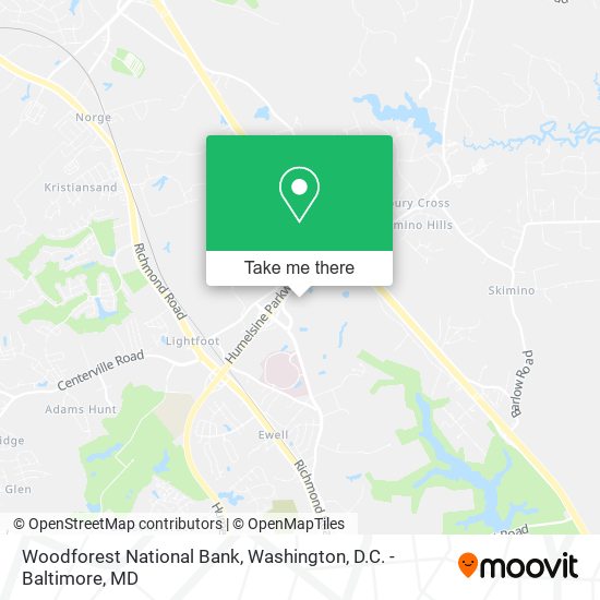 Woodforest National Bank map