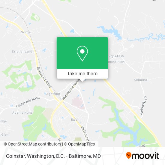 Coinstar map