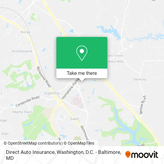 Direct Auto Insurance map