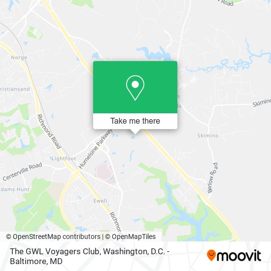 Mapa de The GWL Voyagers Club
