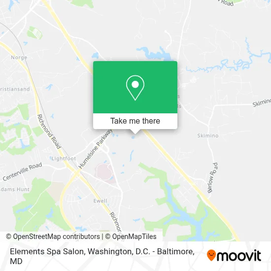 Elements Spa Salon map