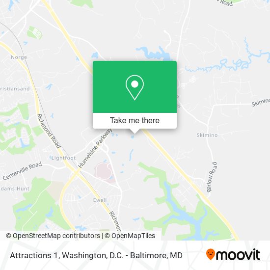 Attractions 1 map
