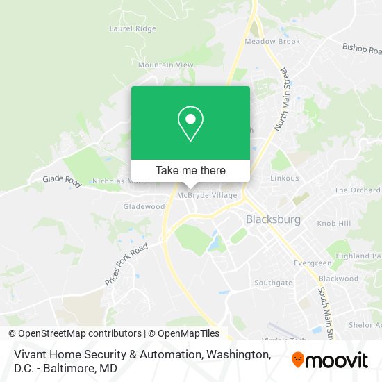 Vivant Home Security & Automation map