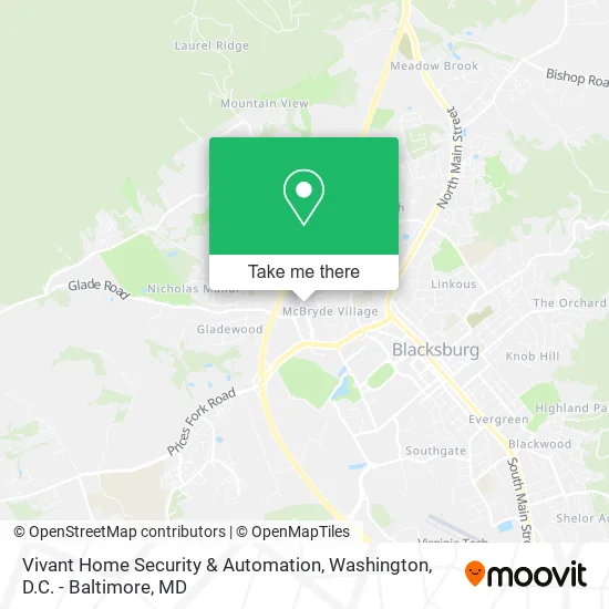 Vivant Home Security & Automation map