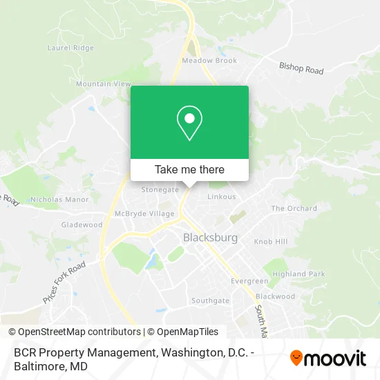 BCR Property Management map