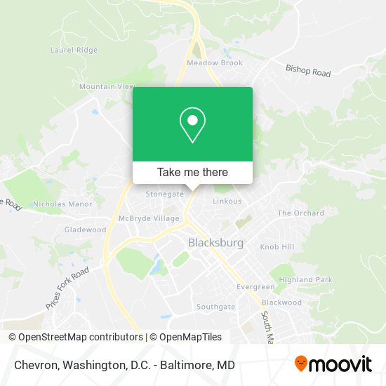 Mapa de Chevron