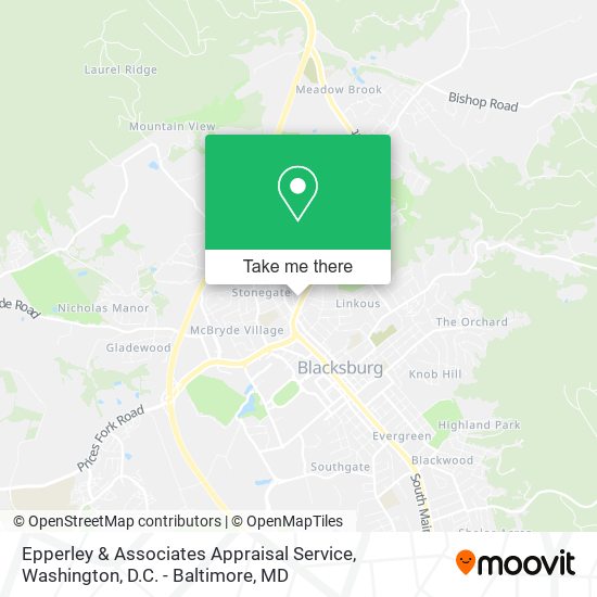 Epperley & Associates Appraisal Service map
