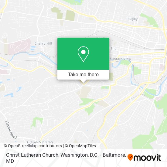 Christ Lutheran Church map
