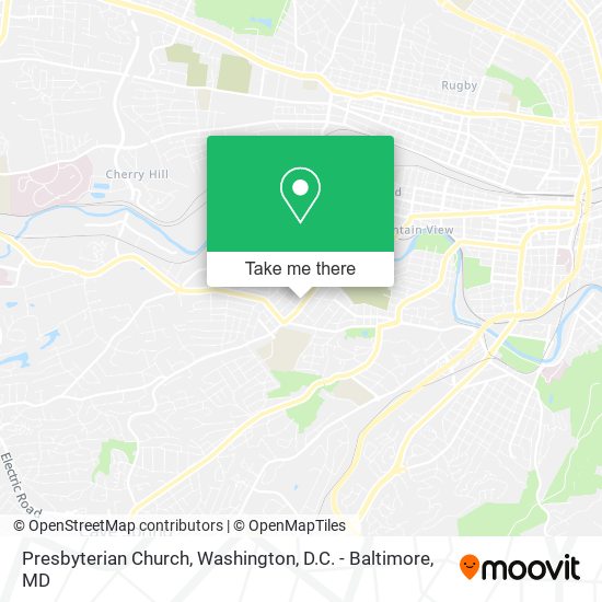 Presbyterian Church map