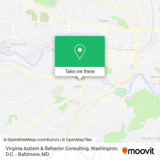 Mapa de Virginia Autism & Behavior Consulting