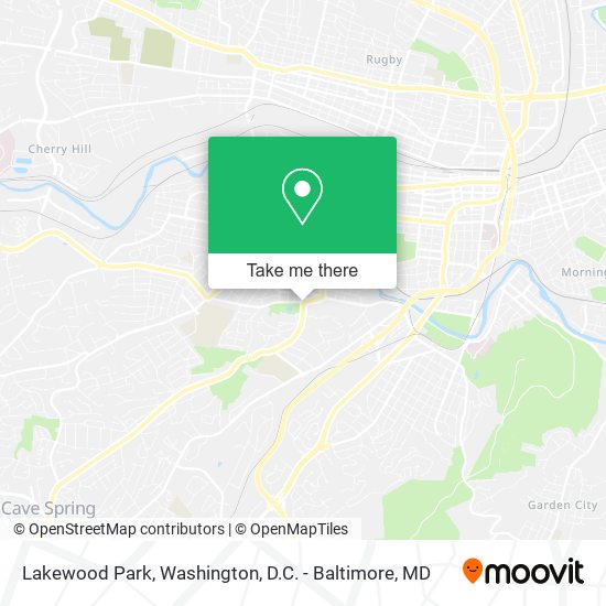 Lakewood Park map