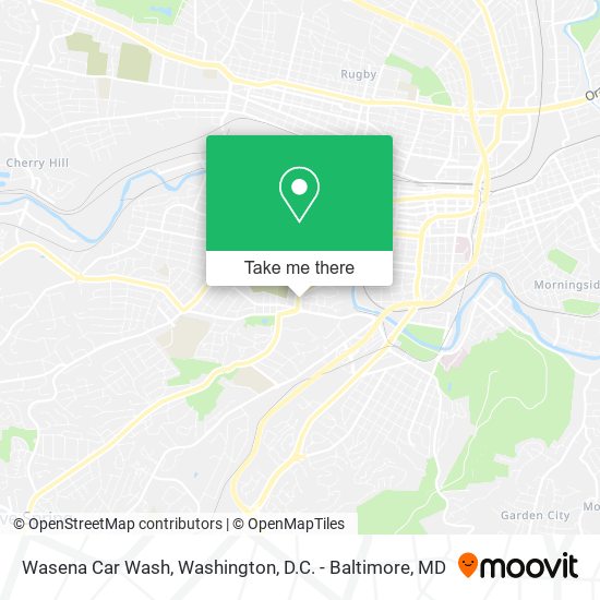 Wasena Car Wash map