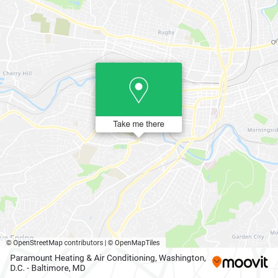 Mapa de Paramount Heating & Air Conditioning