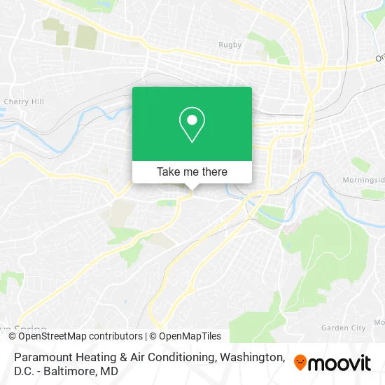 Paramount Heating & Air Conditioning map